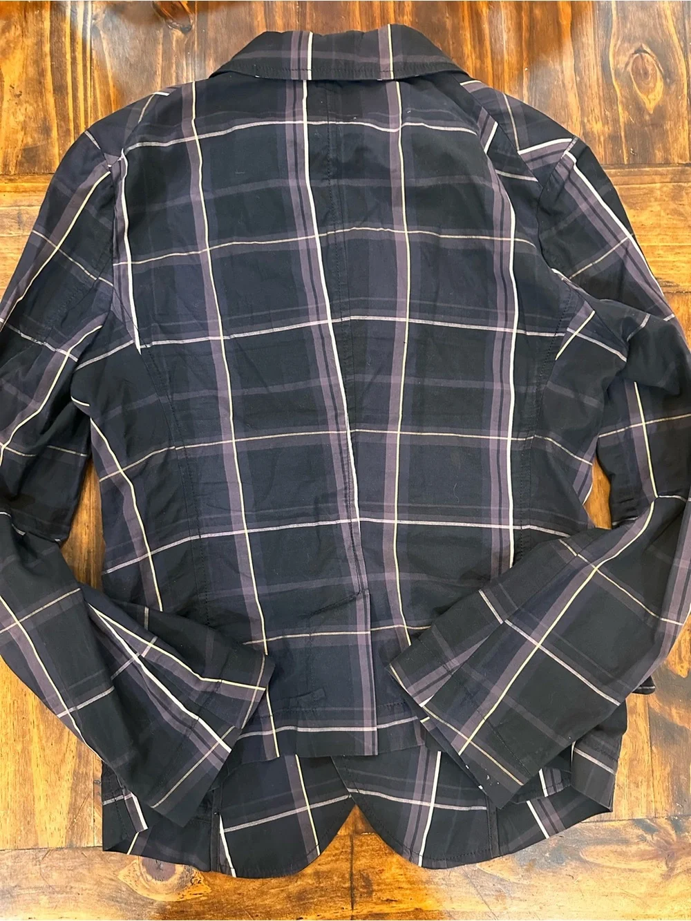 Vintage Men’s Vivienne Westwood Plaid Blazer Suit Jacket Size IT 46 US 36 Navy - Picture 6 of 10